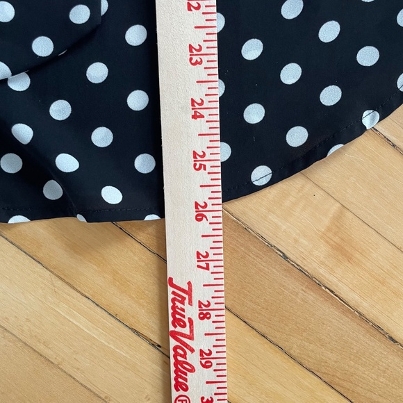 J. CREW Polka Dot Bow Blouse Top Puff Sleeve Button Front Preppy Career Heritage - Picture 10 of 10